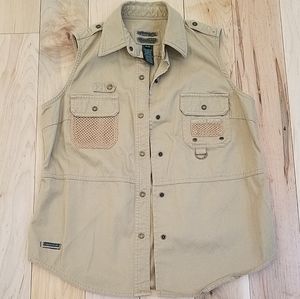 RL 1967 khaki safari vest Sz XS/S